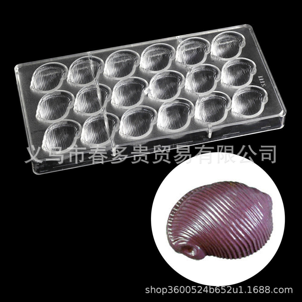 PE Chocolate Mold Square Lattice Round Love Egg Ice Chocolate Baking Tools A Variety Of Optional