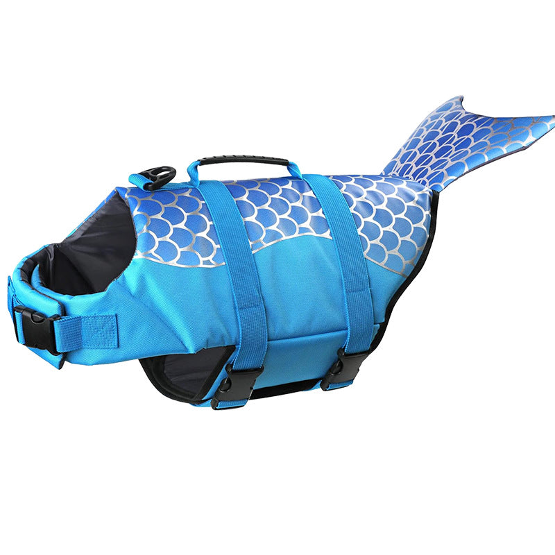 Pet Life Jacket Dog Swimsuit Outdoor Summer Cross-border Big Dog Supplies European And American Dog Life Jacket In Stock