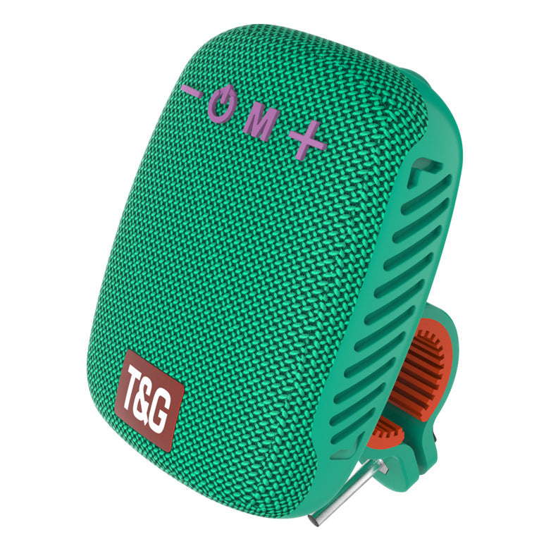 Cycling Bluetooth Speaker Tws Couplet Fabric Card Radio Speaker Portable Waterproof Bluetooth Speaker