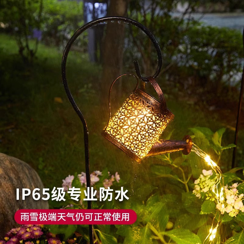 Solar Kettle Lamp Outdoor Waterproof Decorative Lawn Lamp Atmosphere Garden Landscape Lamp Courtyard Landscape Layout Hanging Lamp