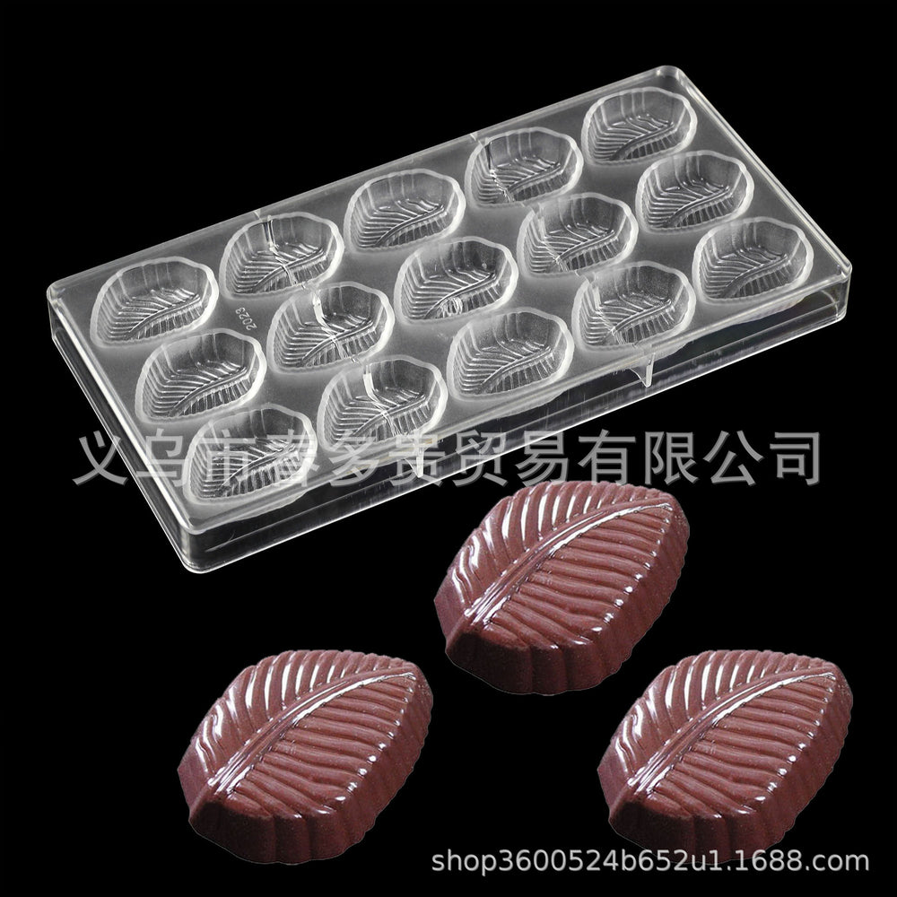 PE Chocolate Mold Square Lattice Round Love Egg Ice Chocolate Baking Tools A Variety Of Optional