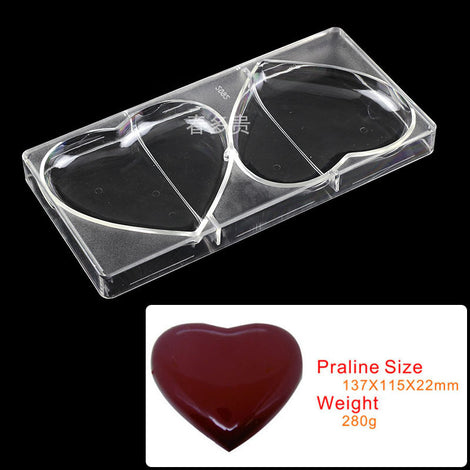 PE Chocolate Mold Square Lattice Round Love Egg Ice Chocolate Baking Tools A Variety Of Optional