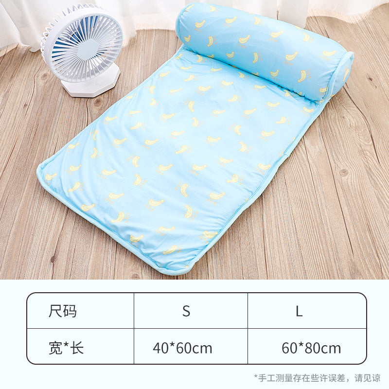 Cats And Dogs Summer Summer Summer Heat Prevention And Cooling Mat Ice Silk Mat Cross-border Pet Cool Mat Ice Nest Ice Mat