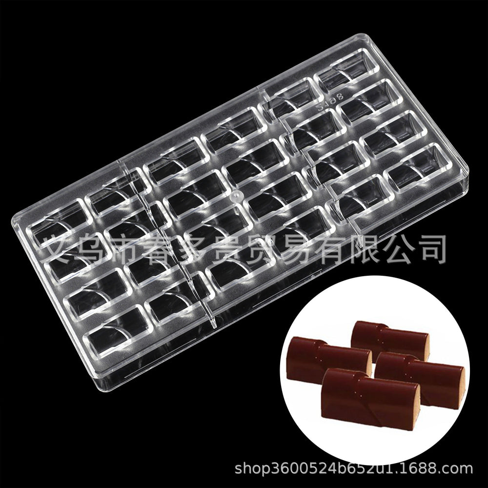 PE Chocolate Mold Square Lattice Round Love Egg Ice Chocolate Baking Tools A Variety Of Optional