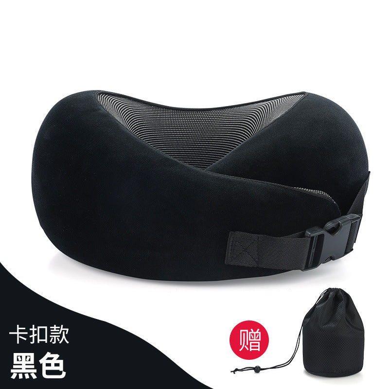 U-shaped Pillow Memory Cotton Travel Aircraft Neck U-shaped Pillow Neck Pillow Can Be Stored Sleeping Artifact Cervical Pillow