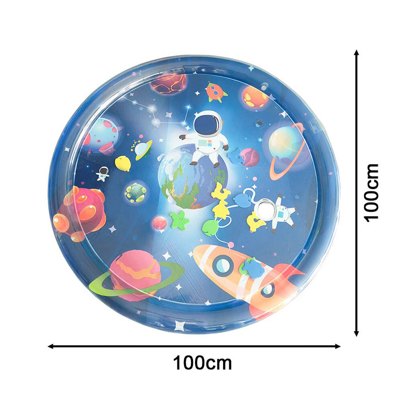 Cross-border Explosion-proof PVC Inflatable Water Mat Children's Baby Climbing Mat Pat Mat Water Injection Mat Toy Pat Le Cushion