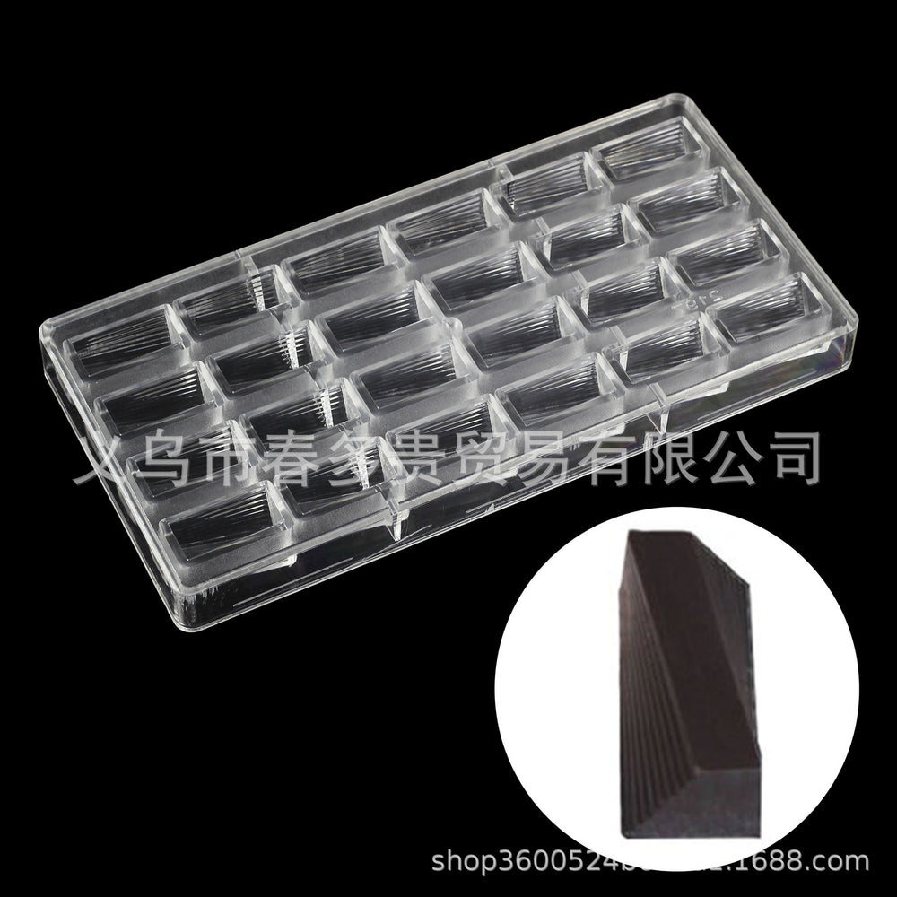 PE Chocolate Mold Square Lattice Round Love Egg Ice Chocolate Baking Tools A Variety Of Optional