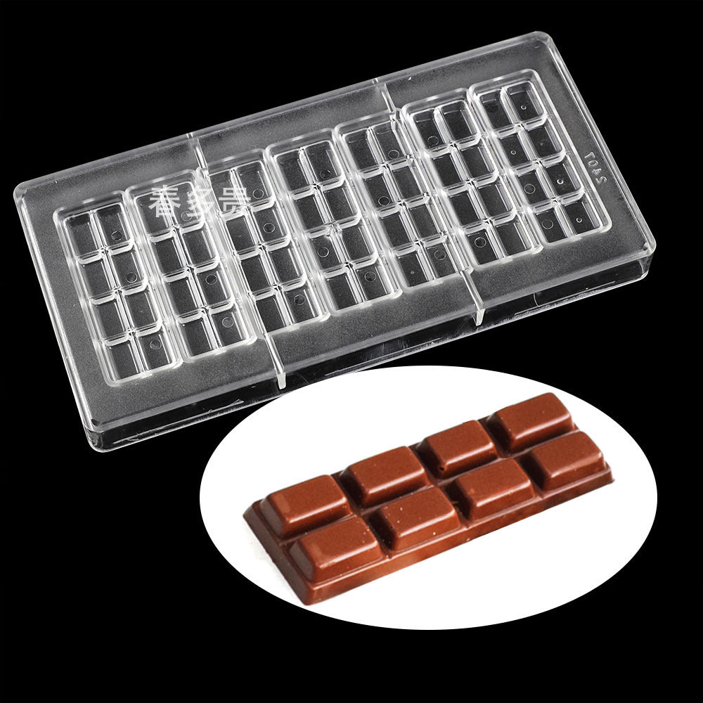 PE Chocolate Mold Square Lattice Round Love Egg Ice Chocolate Baking Tools A Variety Of Optional