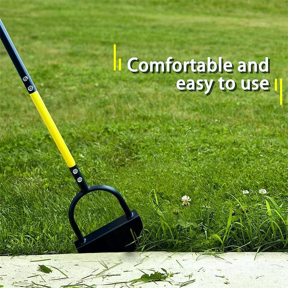 Garden Tools Hand Trimmer Shovel With Handle Half-Moon Lawn Edge Trimmer Sawtooth Hand Lawn Edge Trimmer