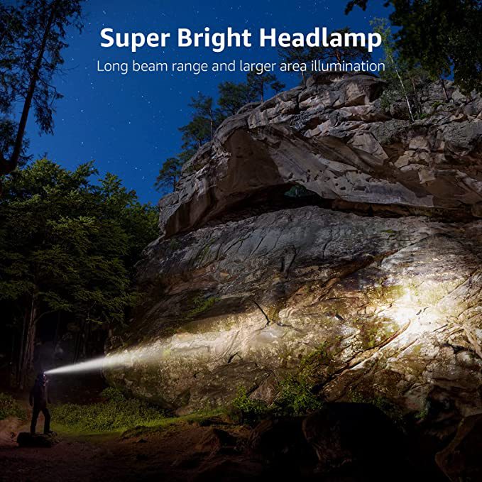 Headlamp Intelligent Induction Headlamp Strong Light USB Charging Night Riding Night Fishing Headlamp New Infrared Induction Flashlight Headlamp