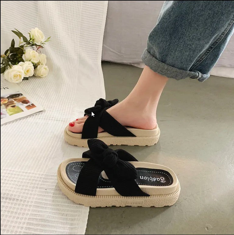 Women's Summer Wear Two-Wearing Out-of-the-Box Thick-soled Beach Shoes