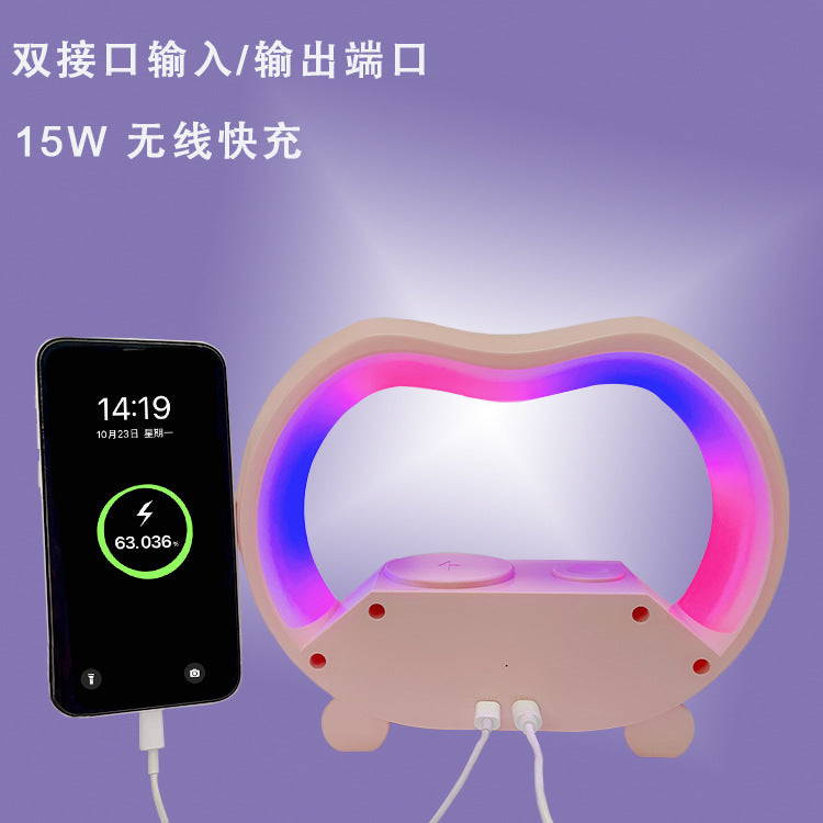 New Private Model Six-in-onerSmart Remote Control Bluetooth Headlamp Multi-function Wireless Charger