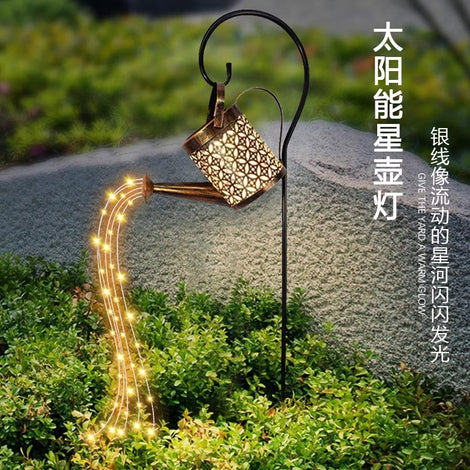 Solar Kettle Lamp Outdoor Waterproof Decorative Lawn Lamp Atmosphere Garden Landscape Lamp Courtyard Landscape Layout Hanging Lamp