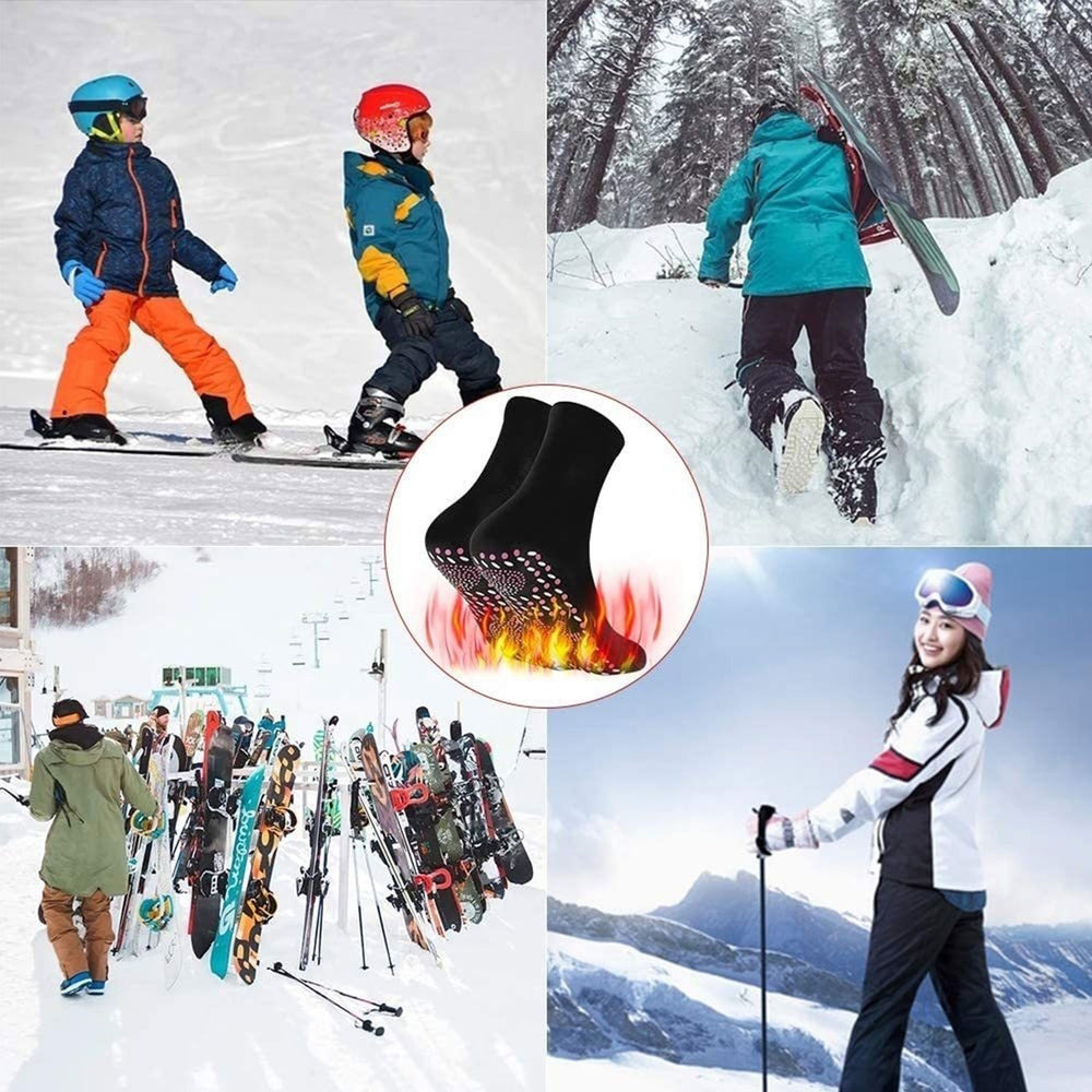 South Moon Self-heating Massage Socks Outdoor Skiing Self-heating Massage Socks Skin-friendly Breathable Warm Feet Cold-proof Socks