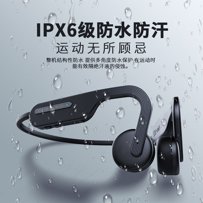 New Concept Of Bone Conduction, Air Conduction Bluetooth Headset, Wireless Sports And Running Earphones