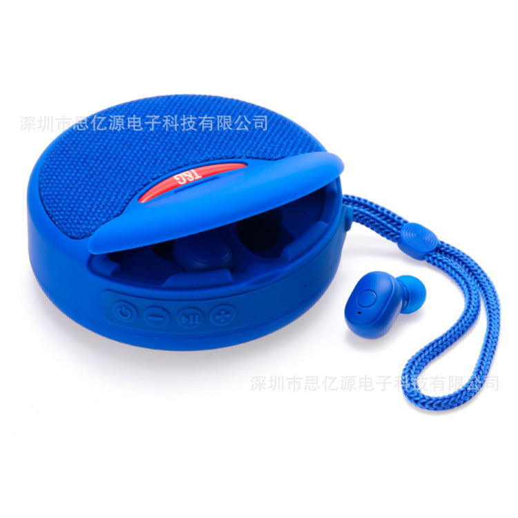 New TG808 Wireless Headset Bluetooth Audio Two-in-one In-ear TWS Headset Speaker Card Mobile Phone Holder