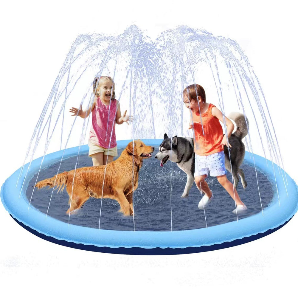 Pvc Dog Water Spray Pad  100 150 170 200cm  Thick Water Spray Pad