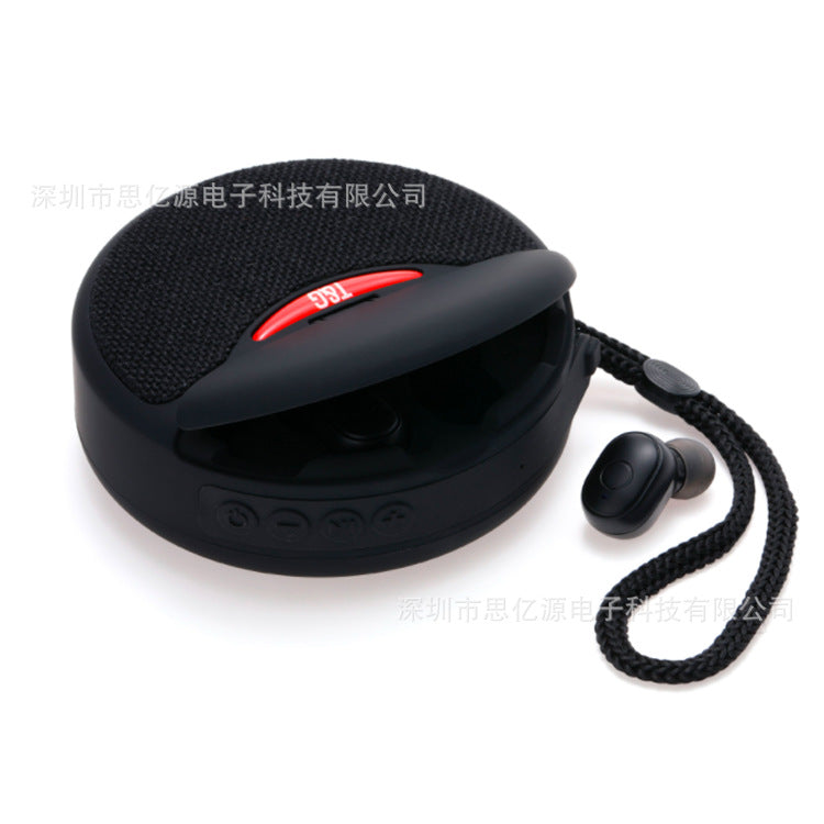 New TG808 Wireless Headset Bluetooth Audio Two-in-one In-ear TWS Headset Speaker Card Mobile Phone Holder