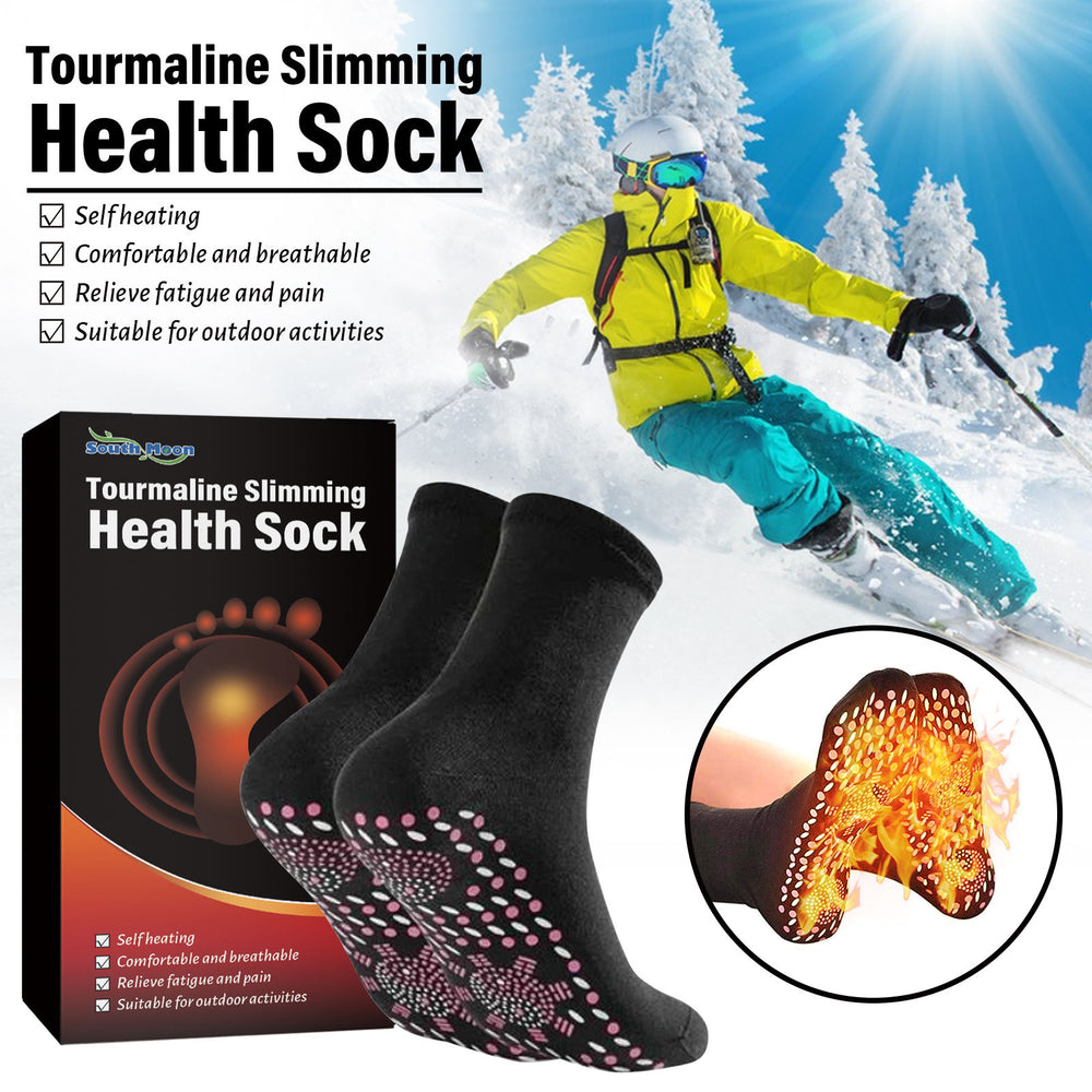 South Moon Self-heating Massage Socks Outdoor Skiing Self-heating Massage Socks Skin-friendly Breathable Warm Feet Cold-proof Socks