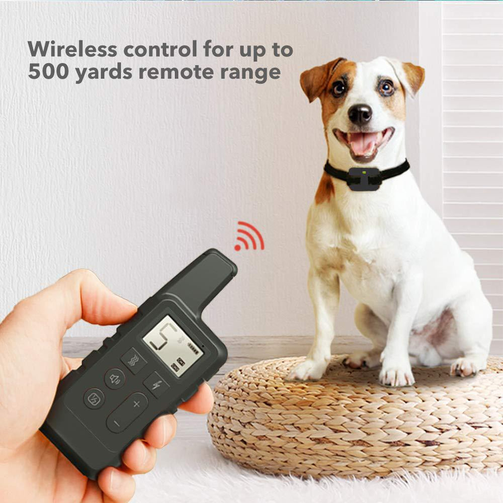 Private Model Dog Trainer Barking Stopper 500m Remote Control Electric Shock Vibration Warning Pet Supplies Electronic Collar