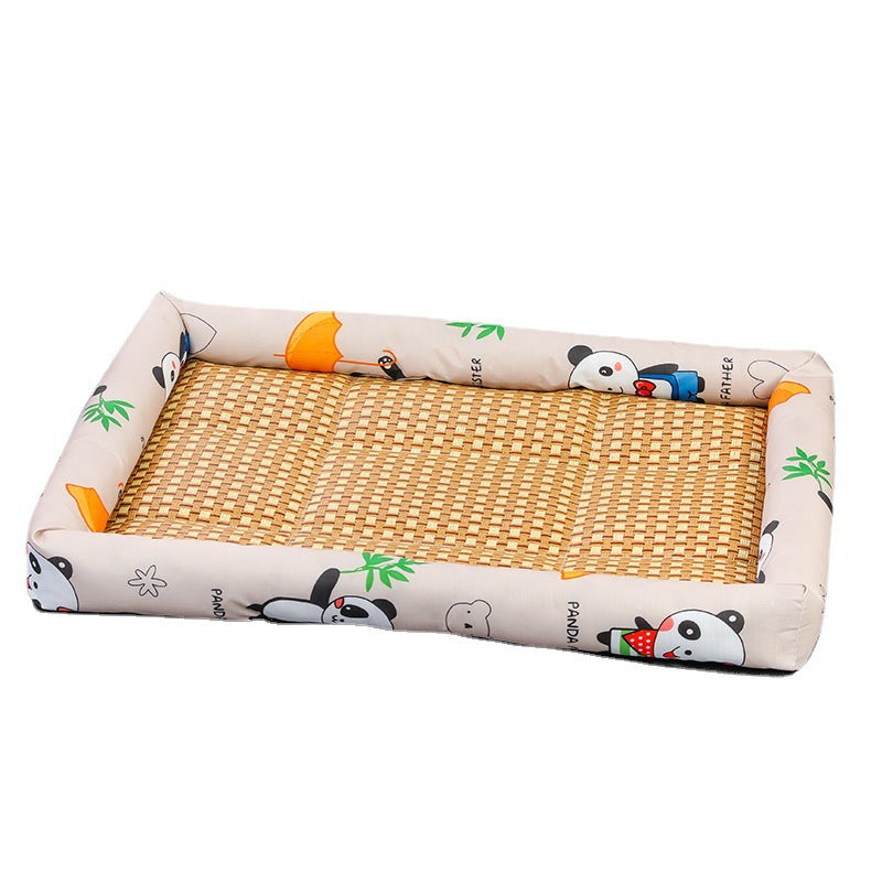 Factory Direct Pet Summer Sleeping Mat Cat Nest Dog Nest Pet Ice Mat Pet Sleeping Mat Pet Bed One-piece Delivery