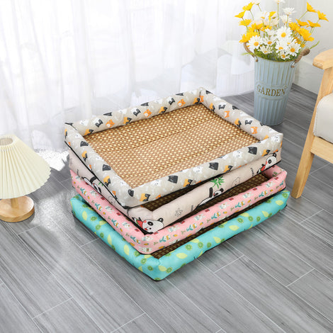 Factory Direct Pet Summer Sleeping Mat Cat Nest Dog Nest Pet Ice Mat Pet Sleeping Mat Pet Bed One-piece Delivery