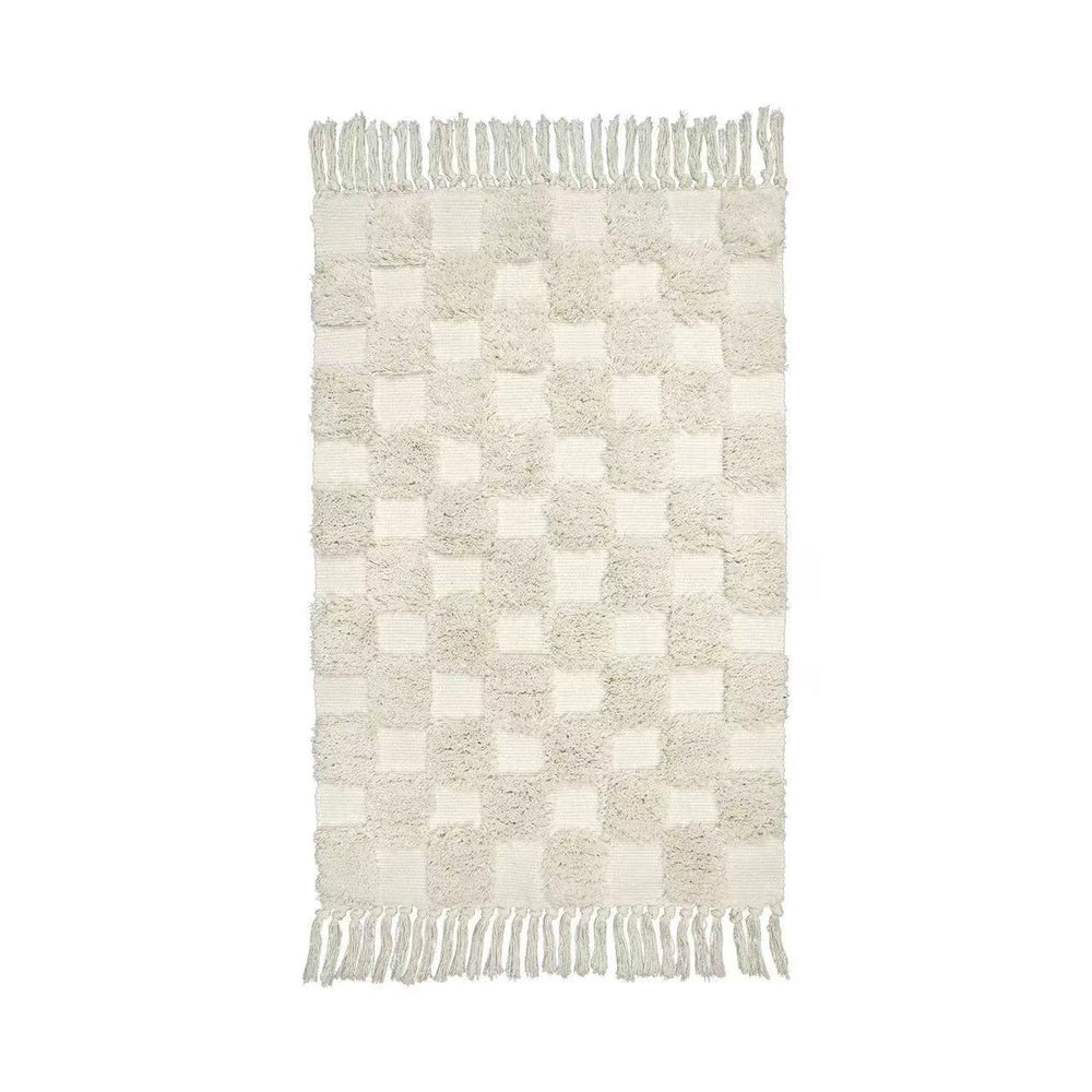 Tassel Carpet Cotton Thread Three-dimensional Tufted Bedroom Bedside Mat