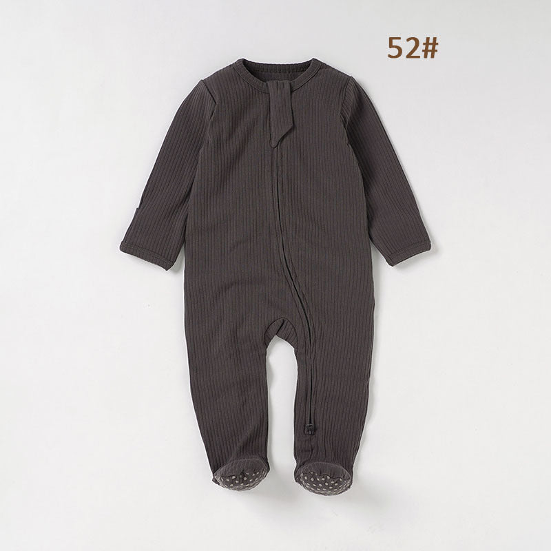 Baby Foot-wrapped Jumpsuit Style Baby Romper Romper Cotton Class A Children's Homewear Baby Jumpsuit