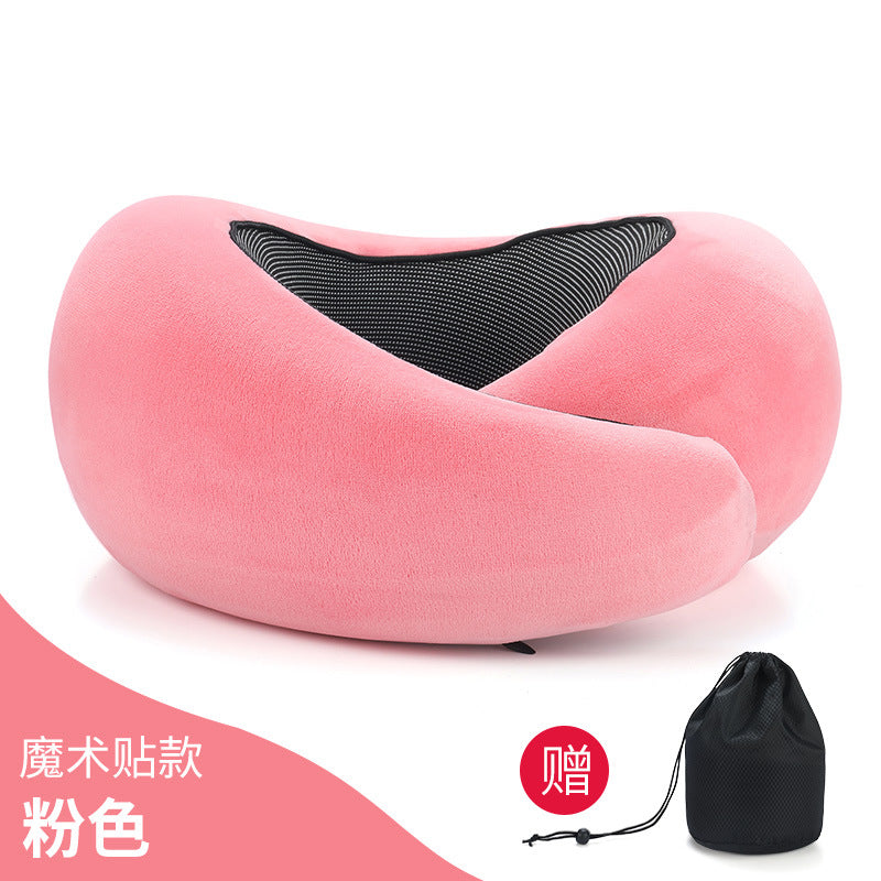 U-shaped Pillow Memory Cotton Travel Aircraft Neck U-shaped Pillow Neck Pillow Can Be Stored Sleeping Artifact Cervical Pillow