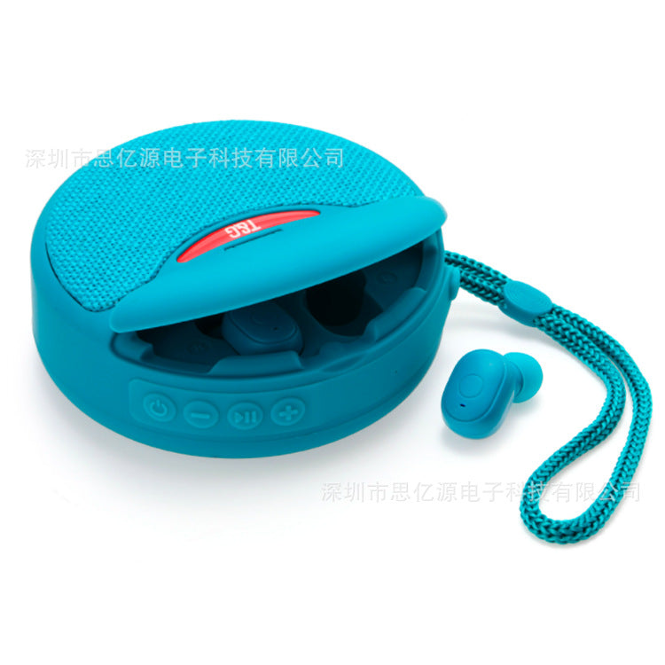 New TG808 Wireless Headset Bluetooth Audio Two-in-one In-ear TWS Headset Speaker Card Mobile Phone Holder