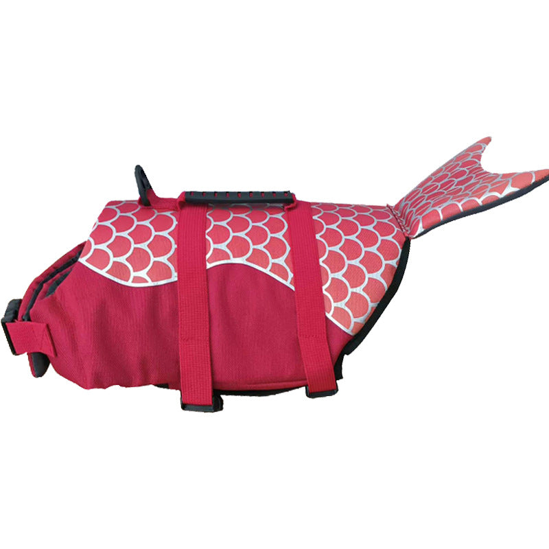 Pet Life Jacket Dog Swimsuit Outdoor Summer Cross-border Big Dog Supplies European And American Dog Life Jacket In Stock