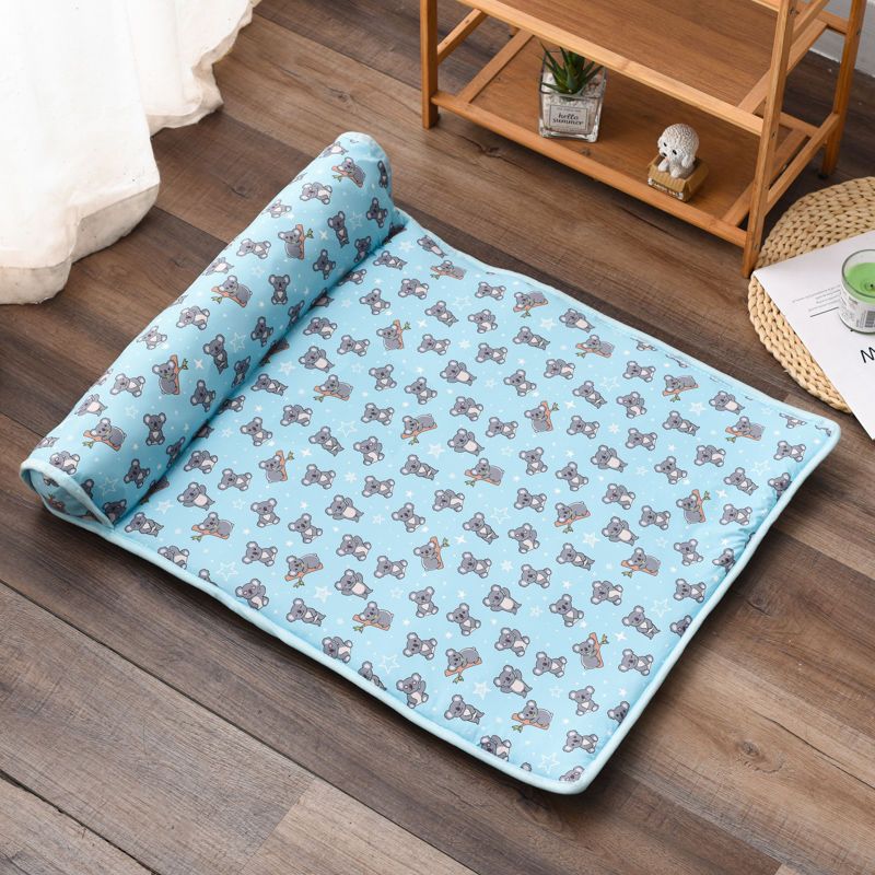 Cats And Dogs Summer Summer Summer Heat Prevention And Cooling Mat Ice Silk Mat Cross-border Pet Cool Mat Ice Nest Ice Mat