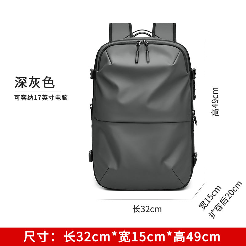 Customized New Men's Shoulder Bag Large Capacity Vacuum Compression Multifunctional Computer Backpack Men's Bag