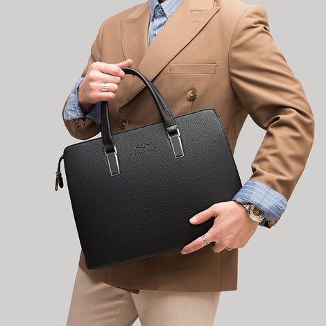 Large Capacity Handbag Men&#039;s Bag Casual Business Computer Bag Business Travel Briefcase Commuter Bag Shoulder Crossbody Bag