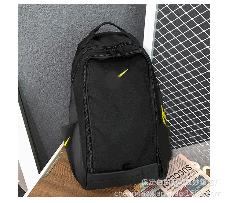 New Student Backpack Korean Style Trendy Couple Schoolbag Casual Large Capacity Men's Computer Backpack