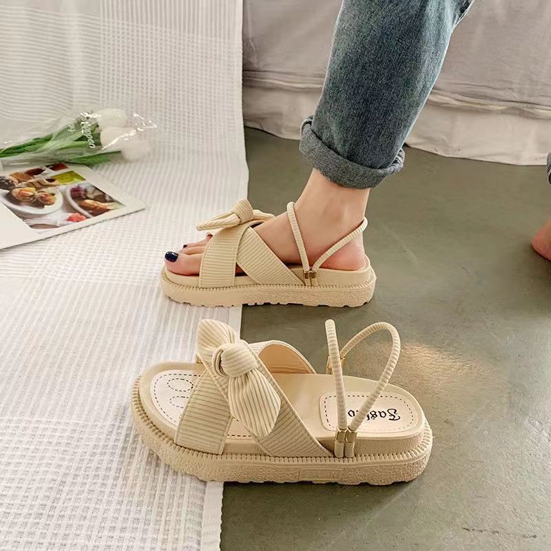 Women's Summer Wear Two-Wearing Out-of-the-Box Thick-soled Beach Shoes