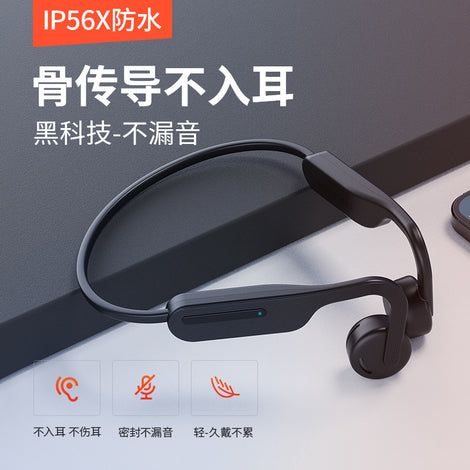 New Concept Of Bone Conduction, Air Conduction Bluetooth Headset, Wireless Sports And Running Earphones