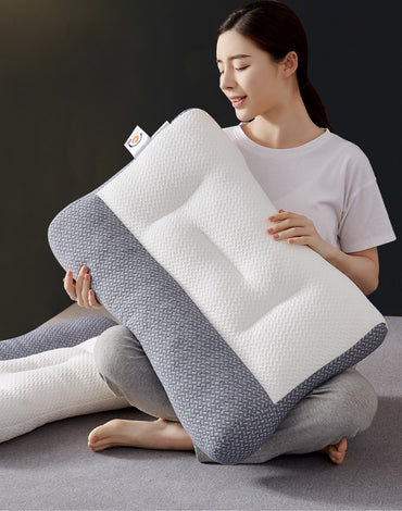 Japanese-style Cervical Repairing Pillow To Help Sleep Partition Comfortable Traction Pillow Core Gift Pillow Household Knitted Pillow Core