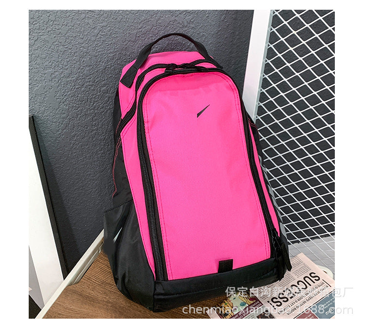 New Student Backpack Korean Style Trendy Couple Schoolbag Casual Large Capacity Men's Computer Backpack