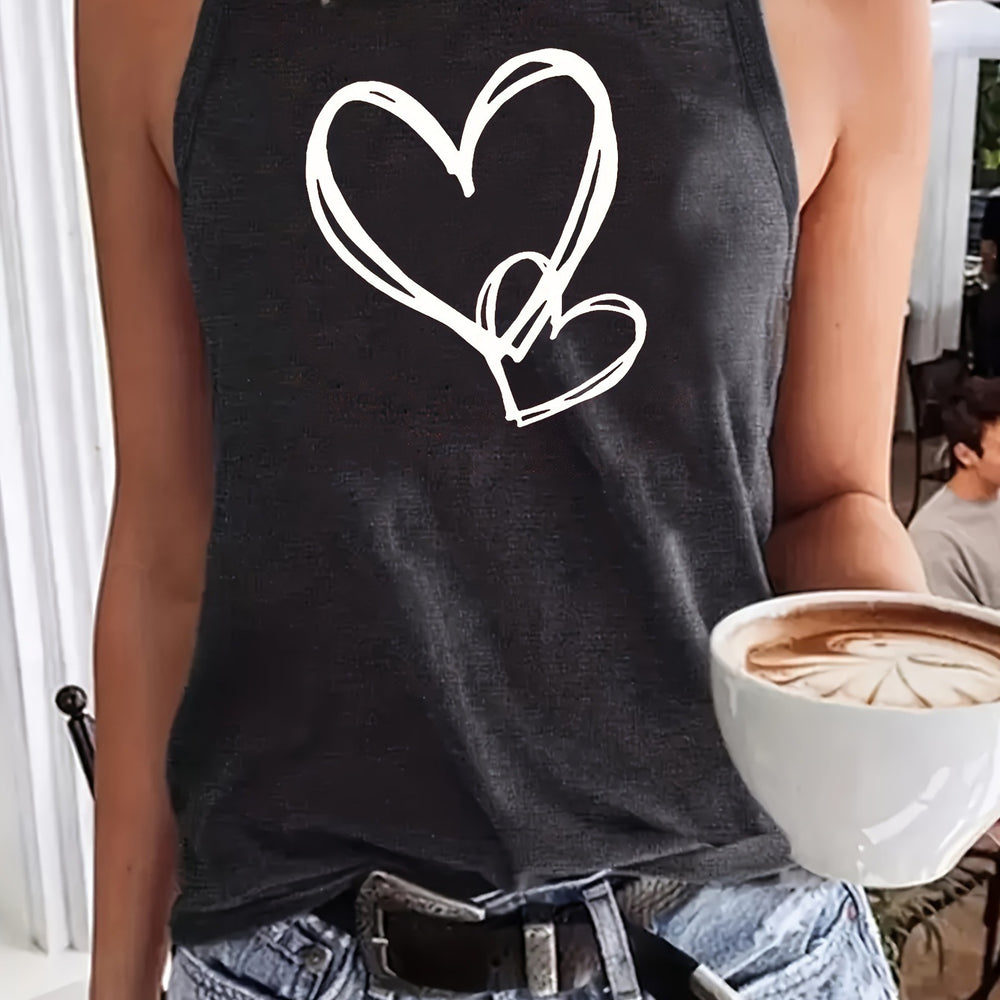 Fashion Letter Printing Explosion Round Neck Vest