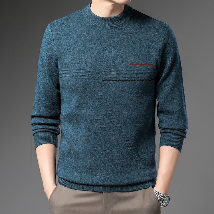 Thickened Sweater Men's Round Neck Loose Casual