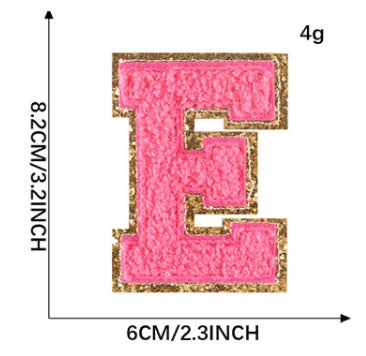 Computerized Embroidery Towel Embroidery English Garment Accessories Fabric Stickers