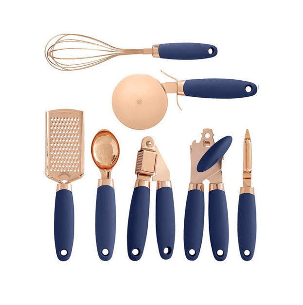 Kitchen Household Peeler Gadget Copper Plating Set