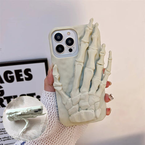 Skull Hand Bone Three-dimensional Relief Mobile Phone Protective Case