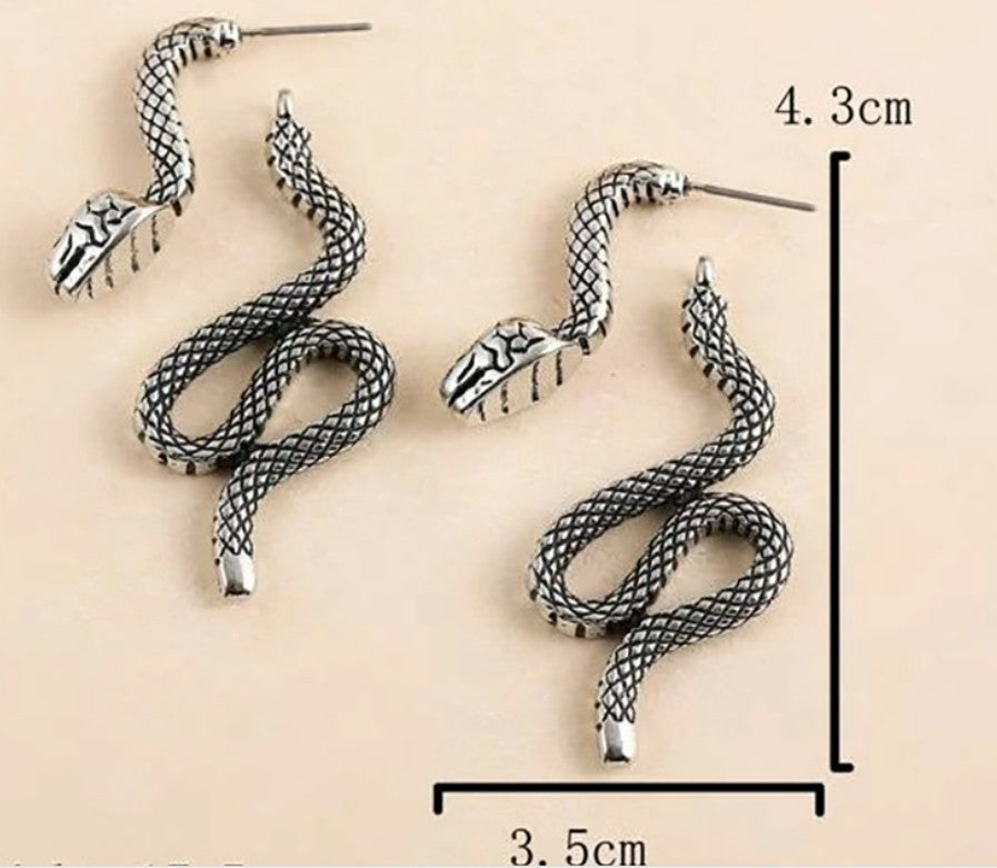 Ear Clip Women's Cool Style Personality Simulated Snakes Trendy Detachable