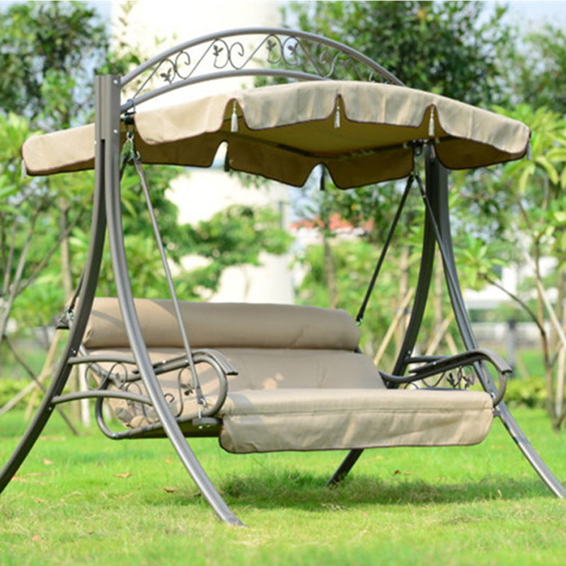 Outdoor Leisure Furniture Rocking Chair Iron Swing