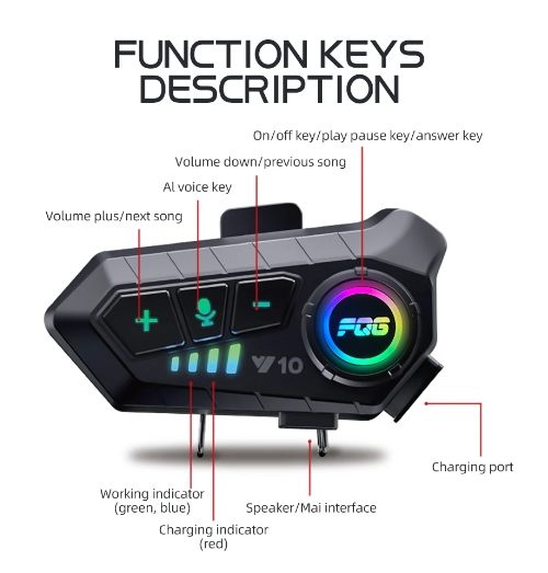 New Y10 Helmet Bluetooth Headset Full Face Helmet ¾ Helmet Summer Helmet Private Model Helmet Headset