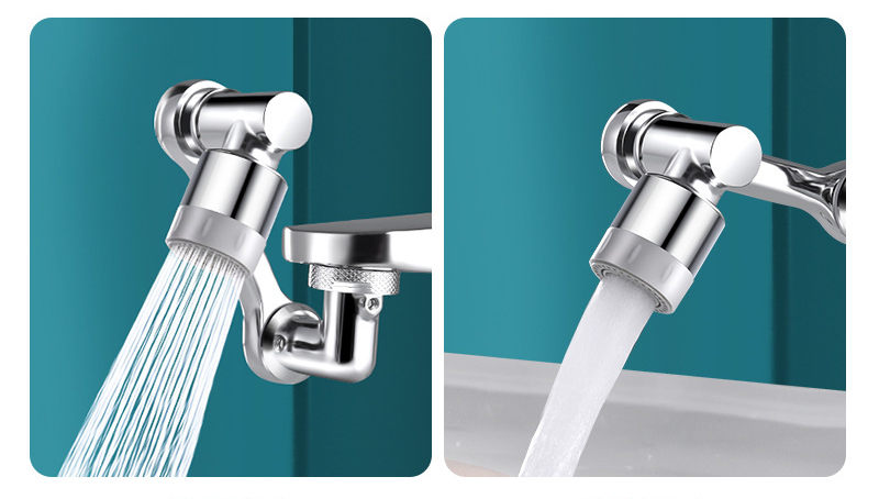 Rotatable Multi-function Faucet Adapter for Bathroom