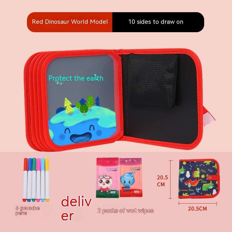 10-sided Children's Early Education Picture Book Double-sided Graffiti Drawing Board